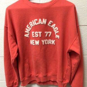 American Eagle Outfitters Orange Sweatshirt Size S